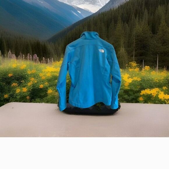 The North Face Apex Bionic Jacket Women's Size Small Blue Softshell Full Zip Up - Picture 2 of 6